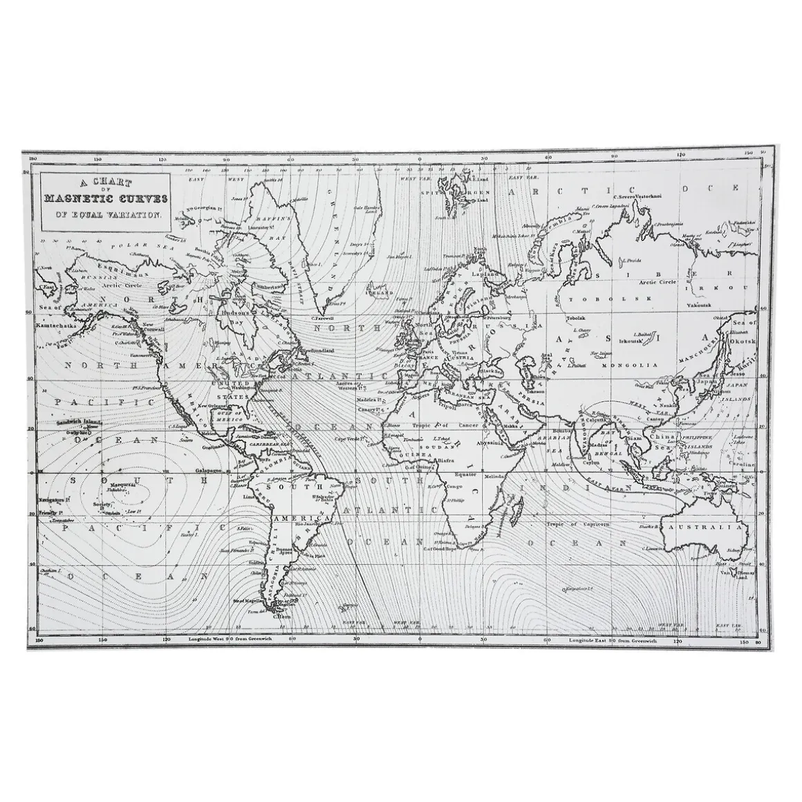 Set de table "Planisphère"