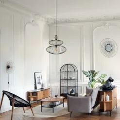 Statuette léopard couché