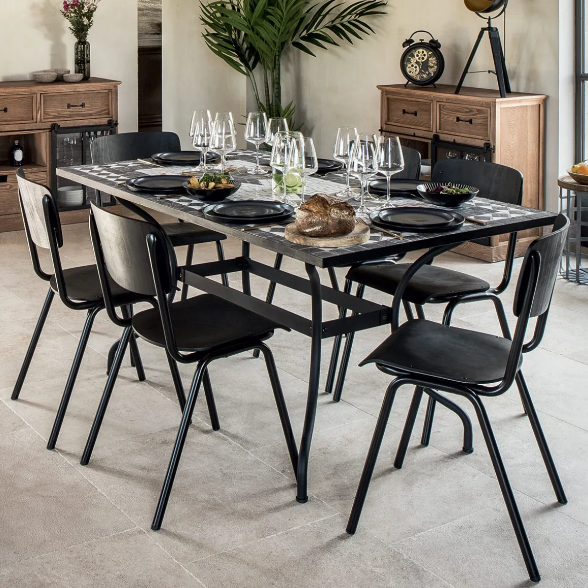 Table à manger rectangulaire "Kipos"