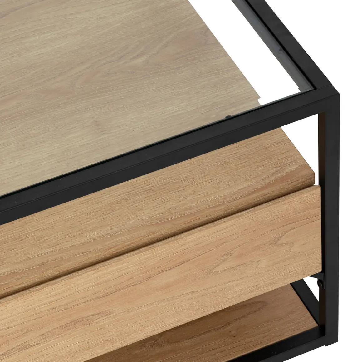 Table basse 2 tiroirs "Aldea"