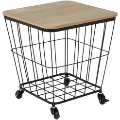 Table coffre "Jordi" à roulettes