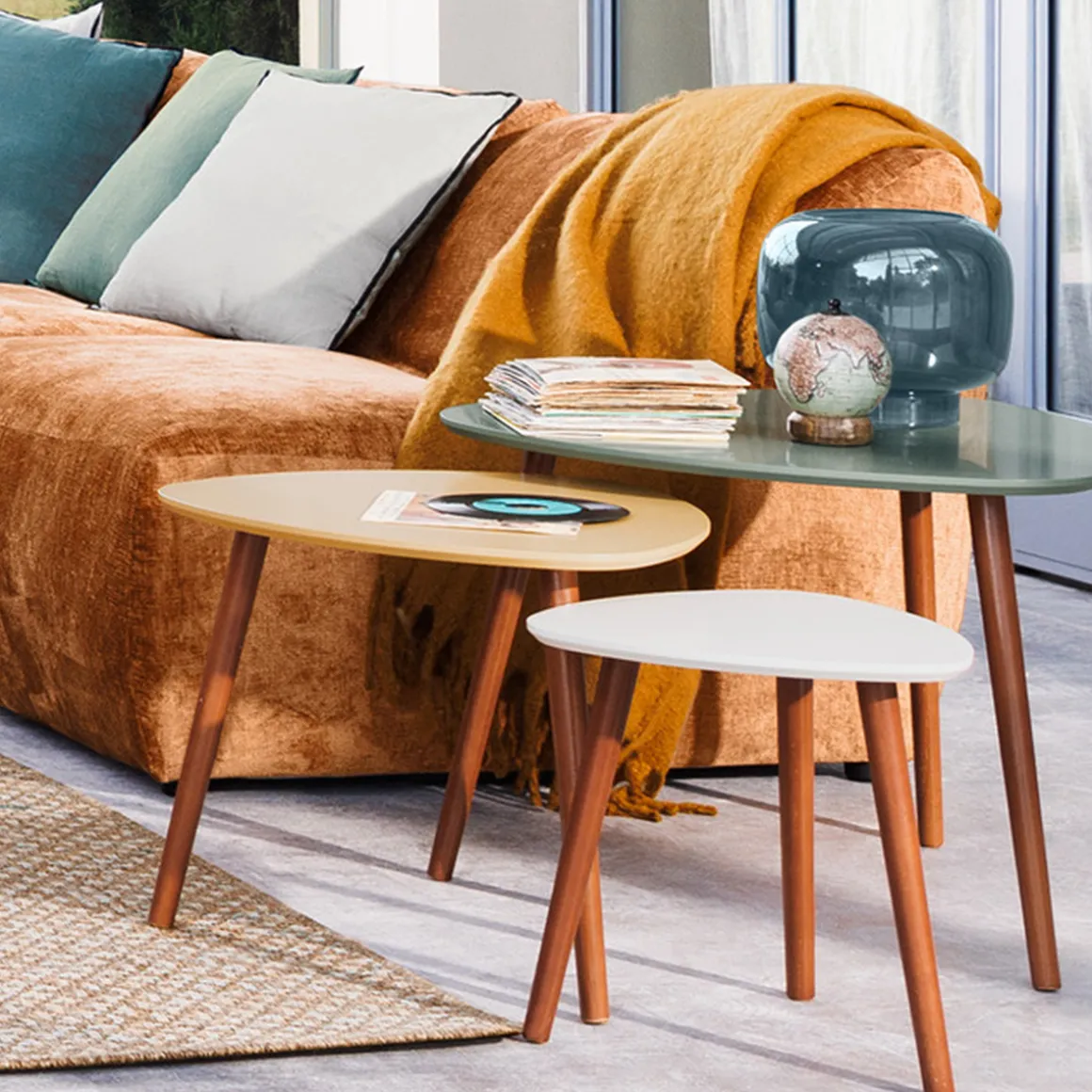 Tables gigognes "Mileo"