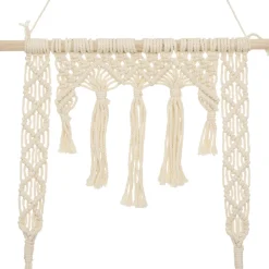 Étagère murale macramé