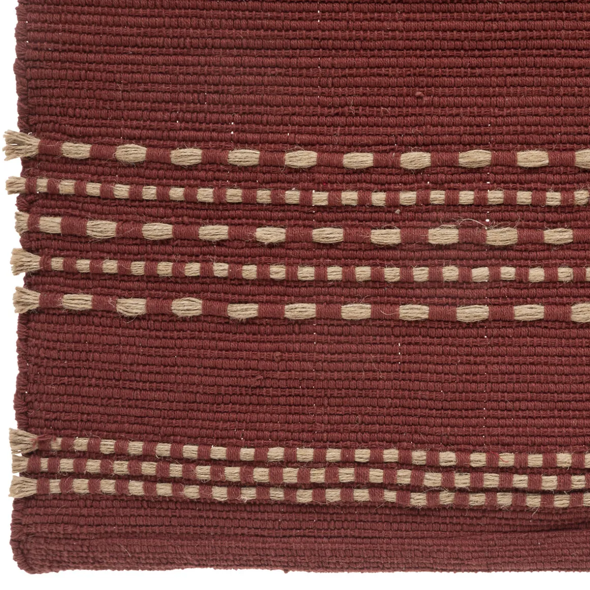 Tapis "Bota", coton et jute