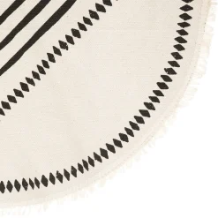 Tapis coton imprimé