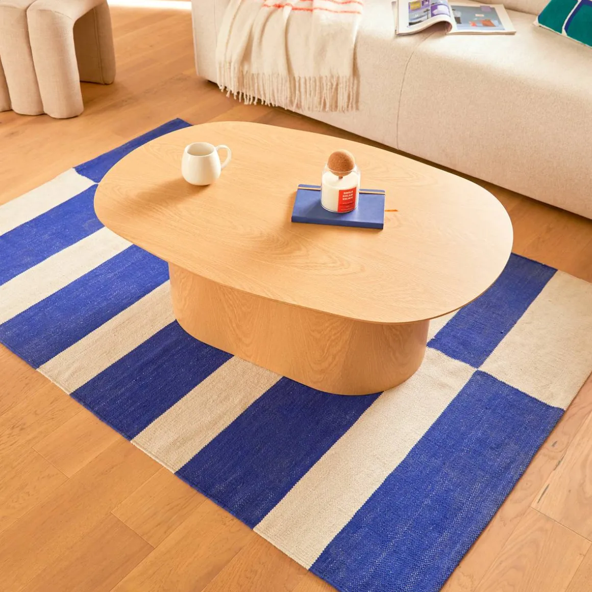 Tapis effet laine "Flow"