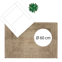 Tapis en jute