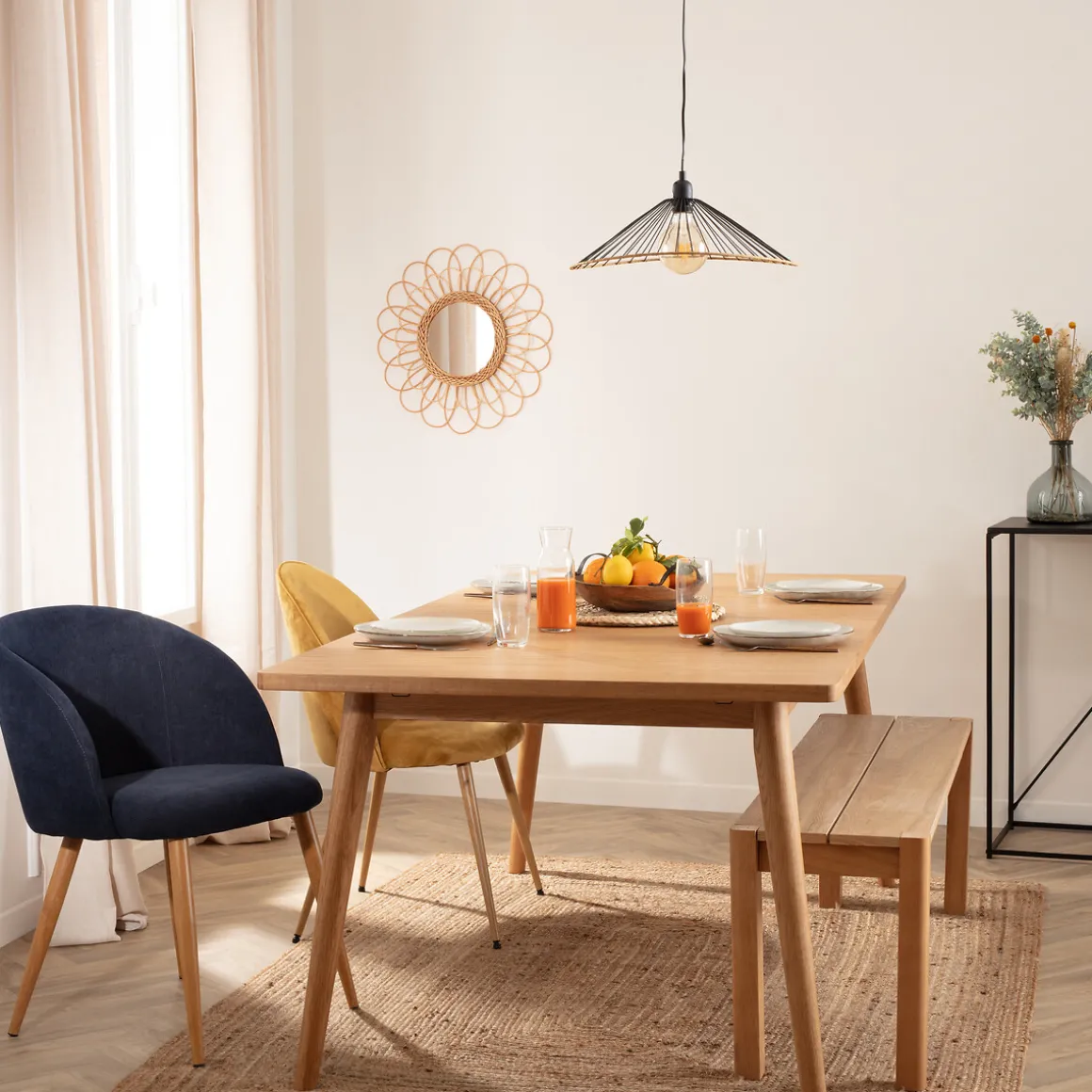 Tapis "Histoire", jute