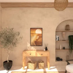 Toile encadrée "Soleil"