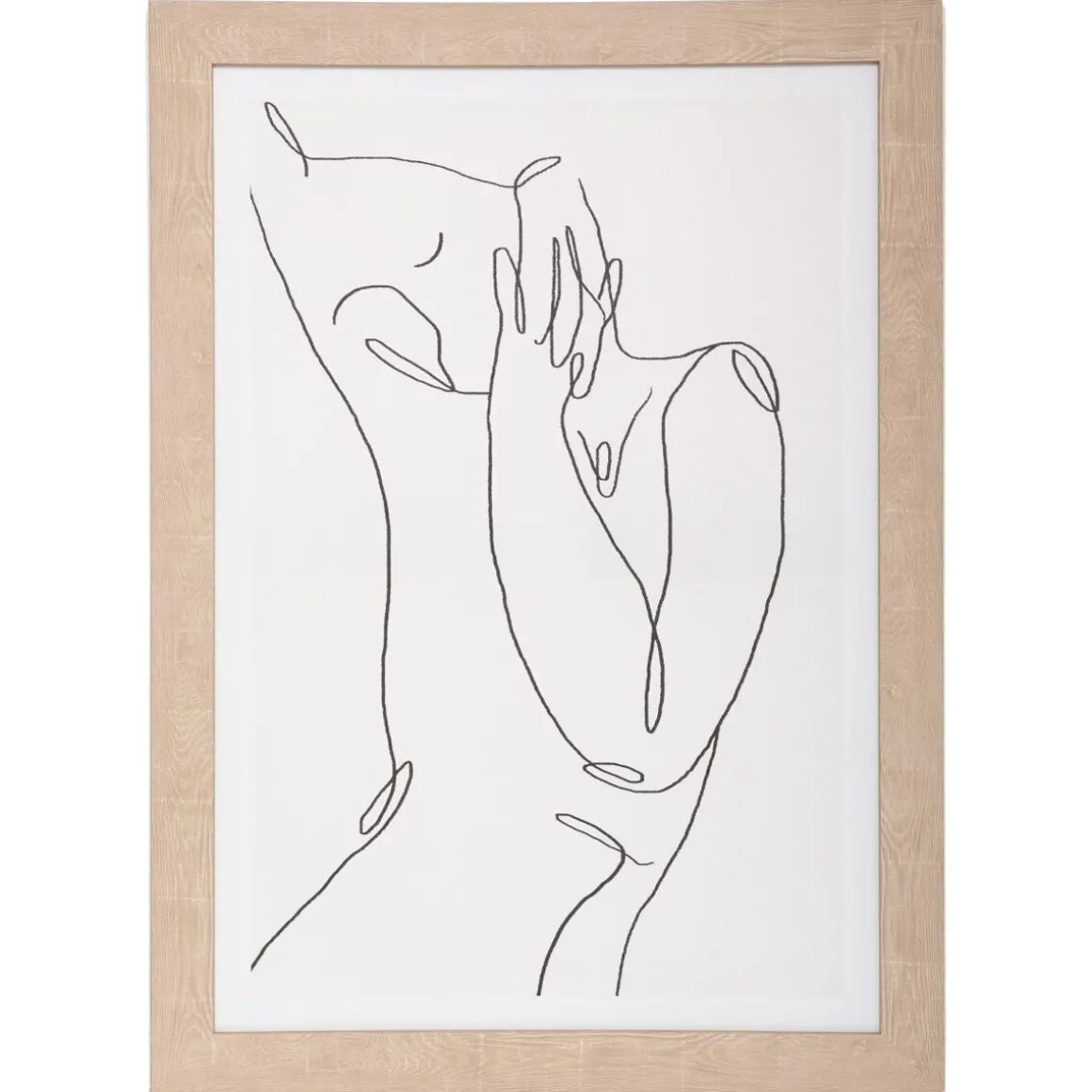 Toile encadrée "Visage"