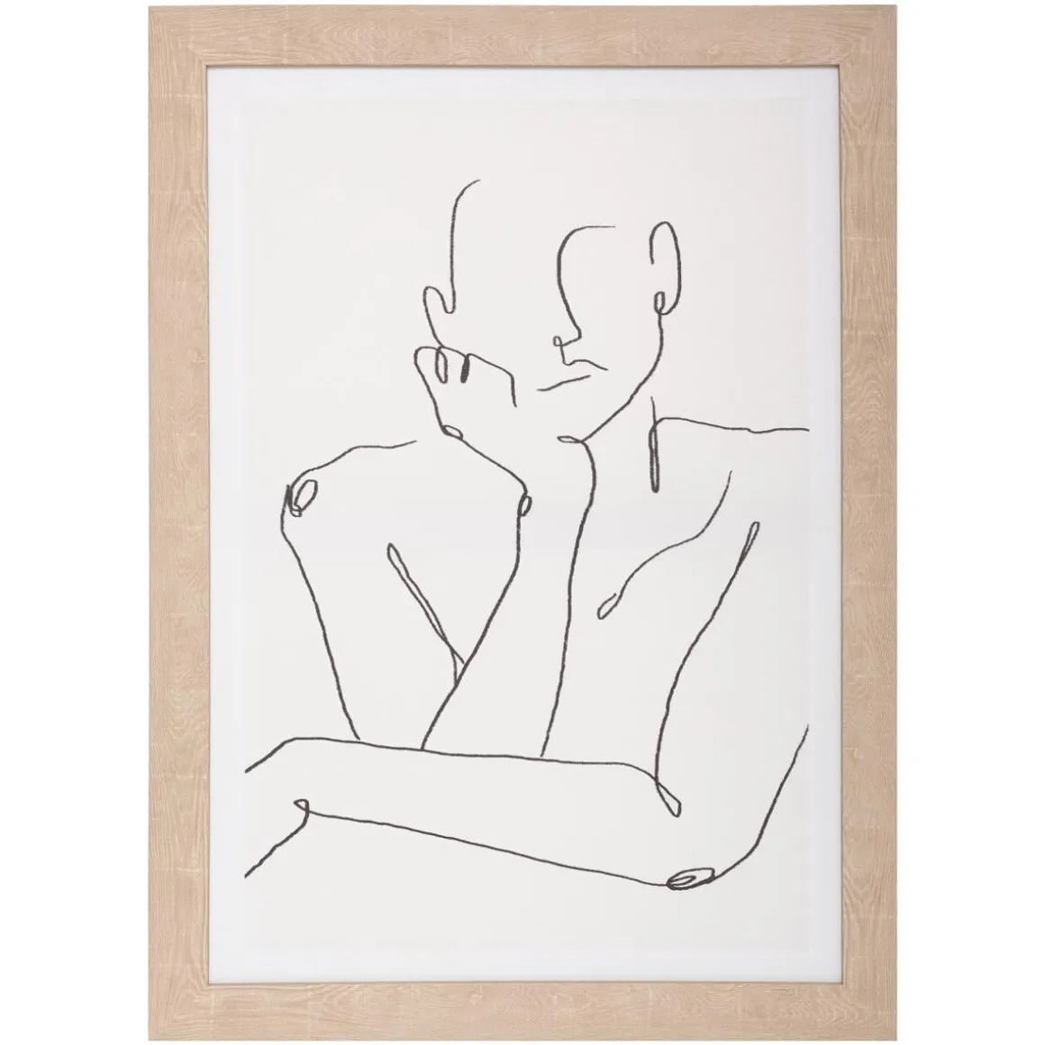 Toile encadrée "Visage"