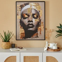 Toile imprimée encadrée "Magdalena"