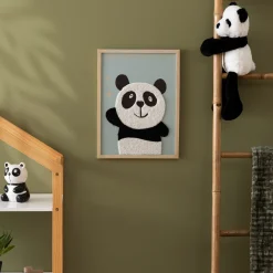 Toile imprimée encadrée Panda "Andy"