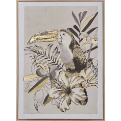 Toile imprimée encadrée "Rafi"