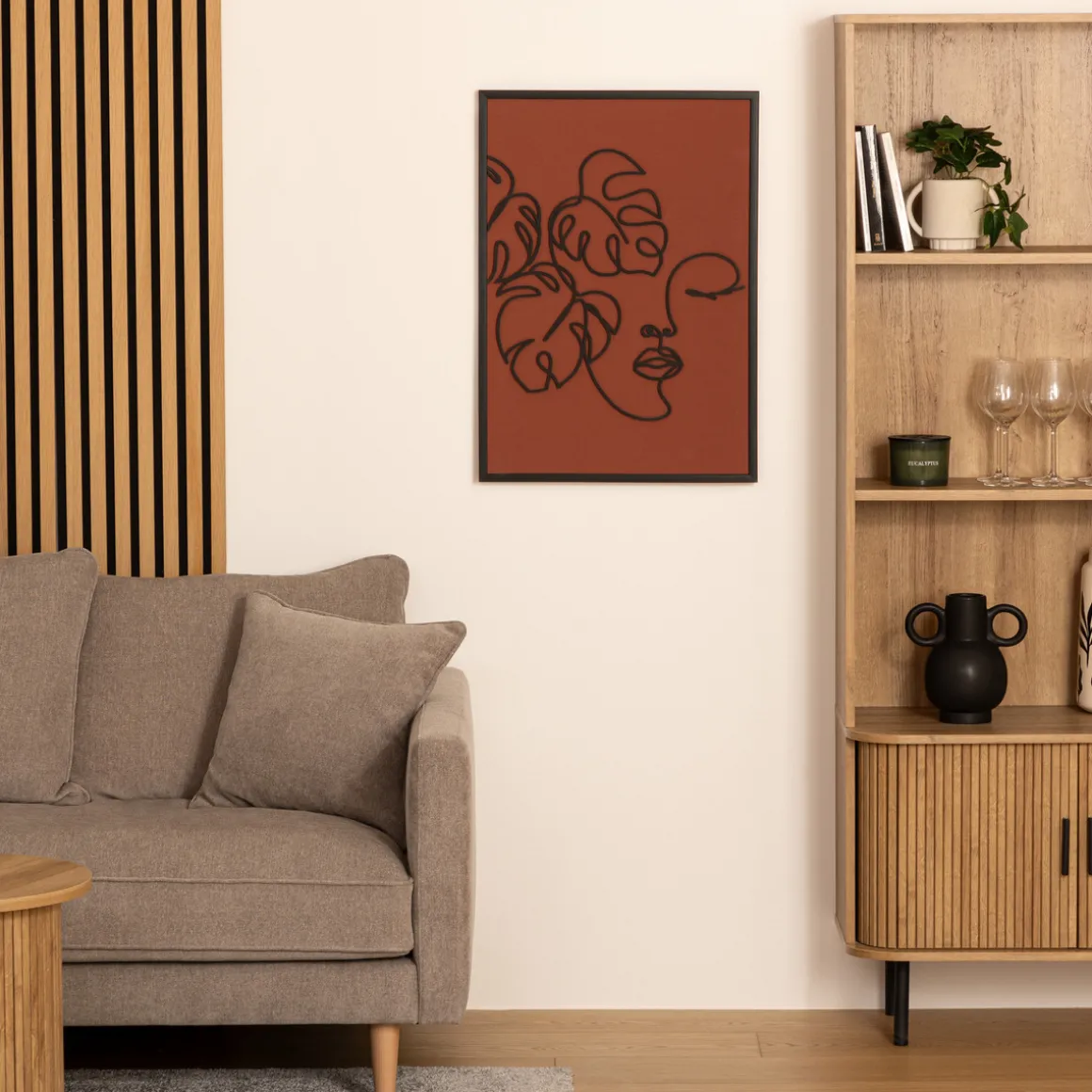 Toile imprimée "Julie"