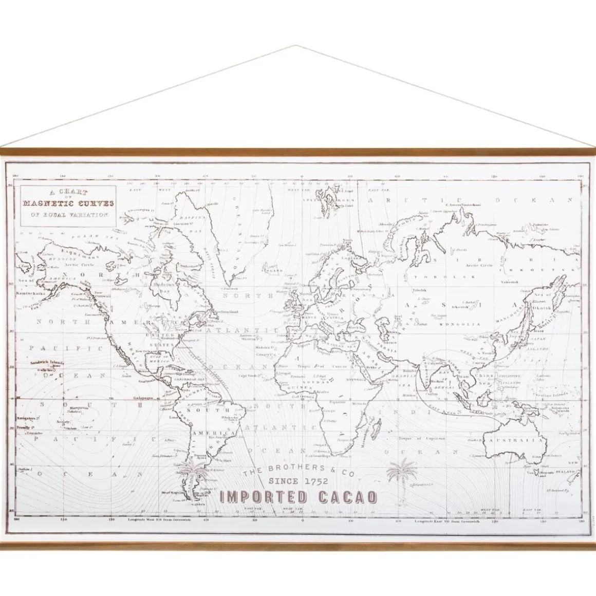 Toile "Mapmonde"