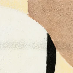 Toile peinte encadrée 