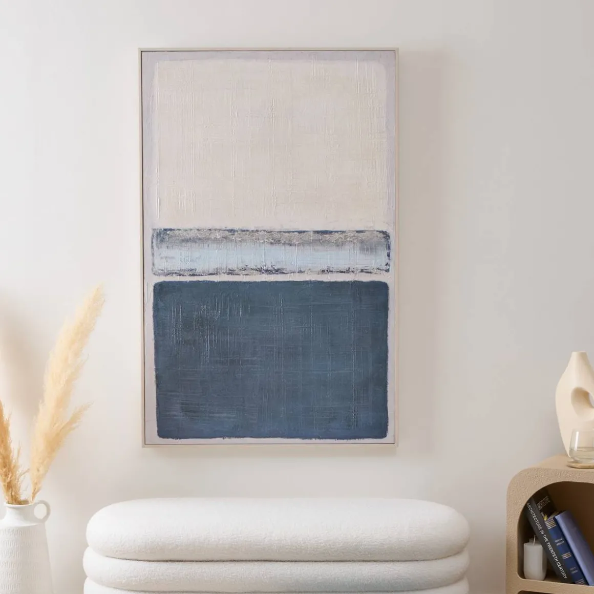 Toile peinte encadrée "Jimena"