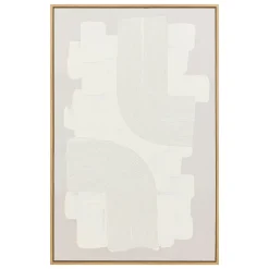 Toile peinte encadrée "Mahala"