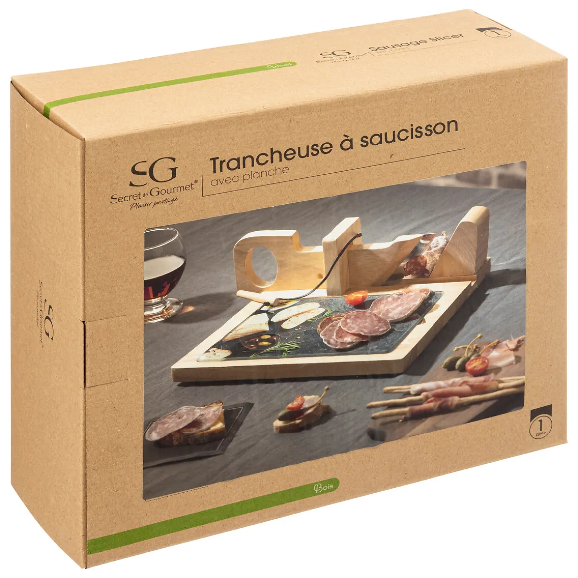 Trancheuse à charcuterie avec planche