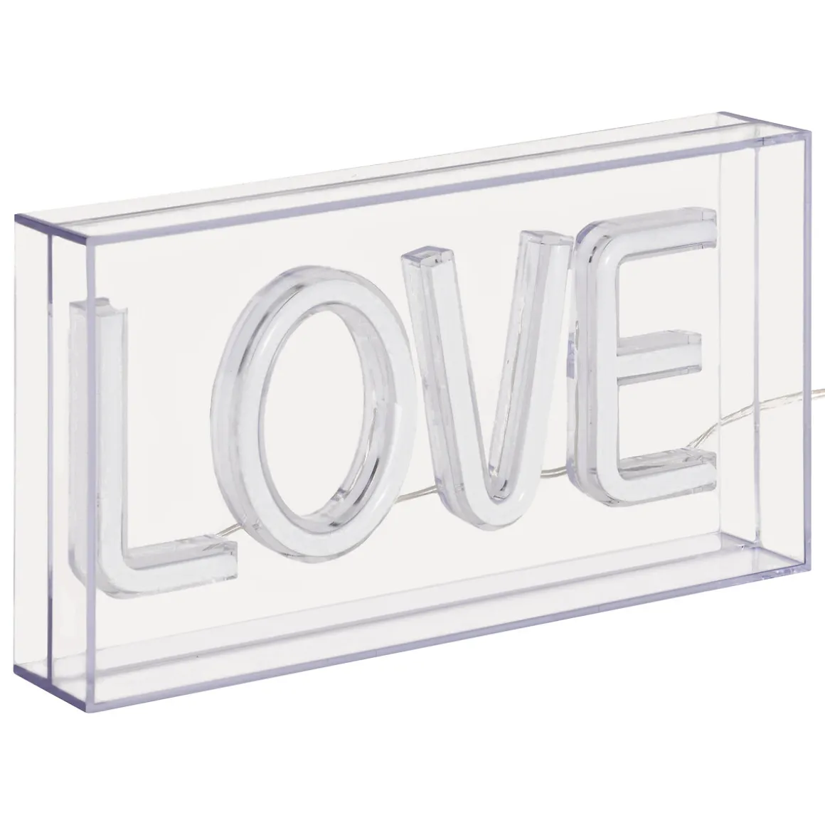 Tube néon à poser LED "Love"