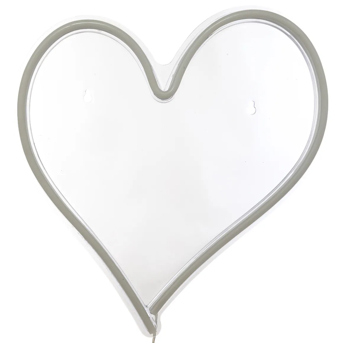 Tube néon mural LED "Coeur"