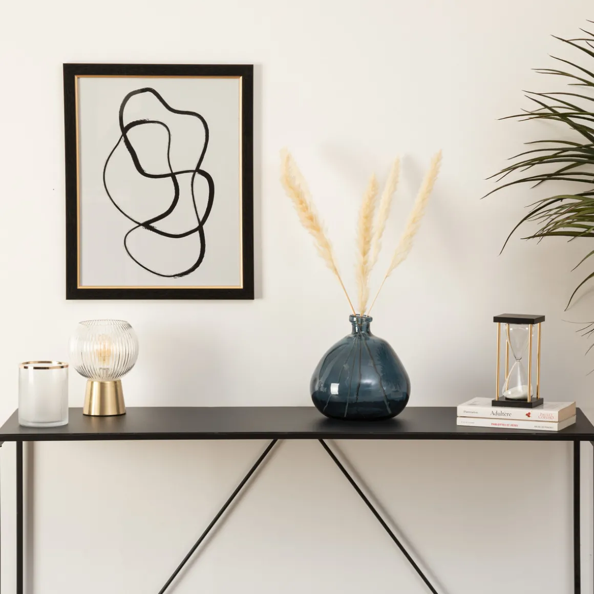 Vase rond verre recyclé