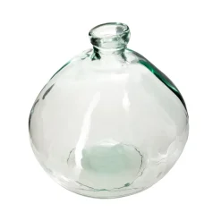 Vase rond verre recyclé