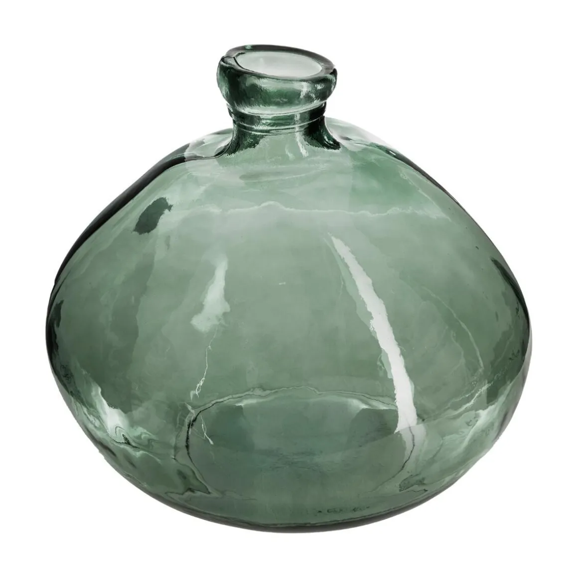 Vase rond verre recyclé