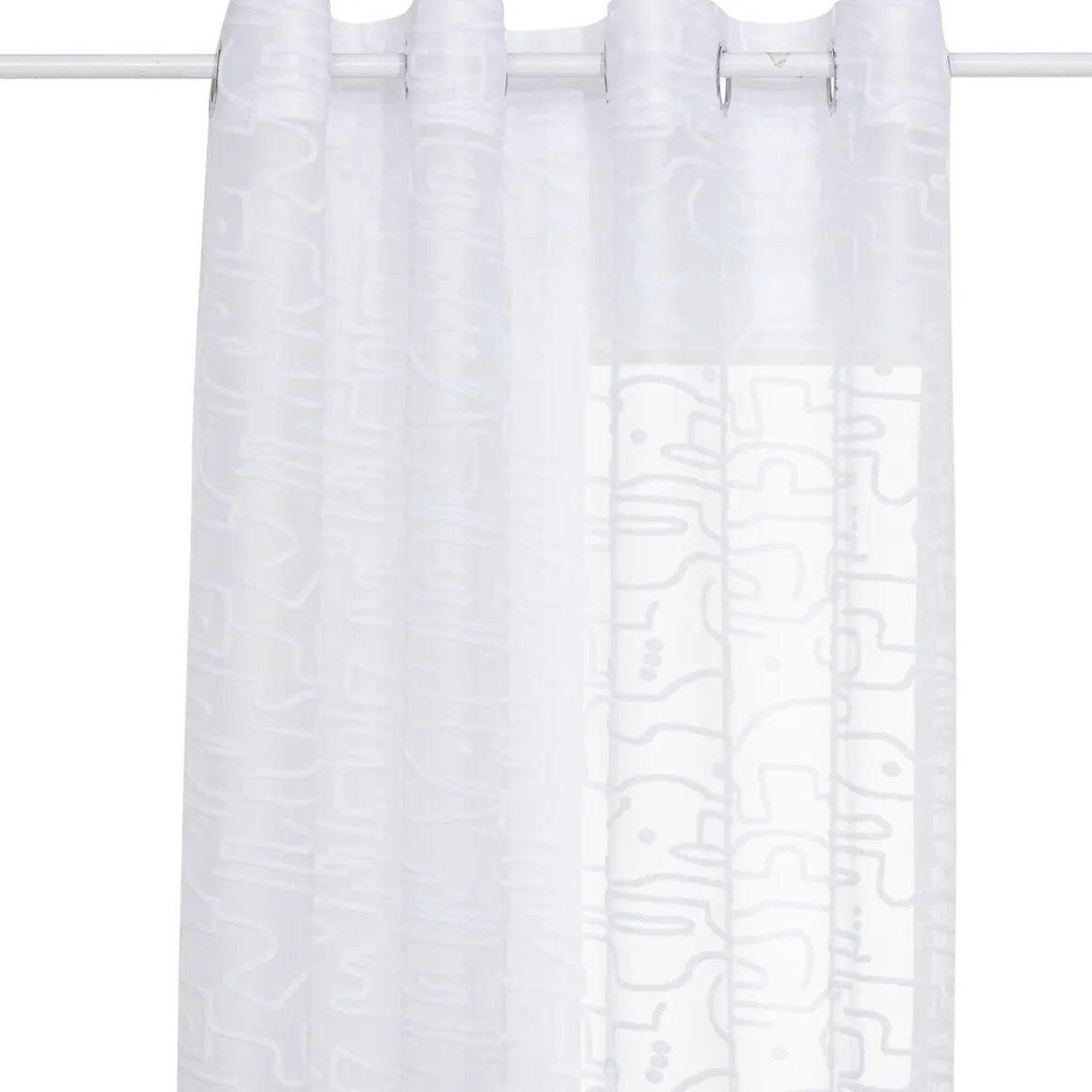 Voilage Motif Fleurs "Lazi"