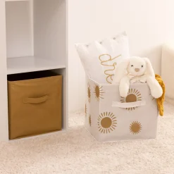 2 bacs rangements enfant "Soleil"