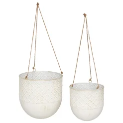 2 cache-pots suspendus "Tino"