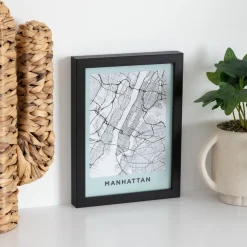 Affiche encadrée "Manhattan"