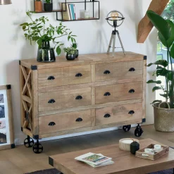 Buffet 6 tiroirs "Silas"