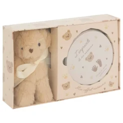 Coffret empreinte avec peluche 