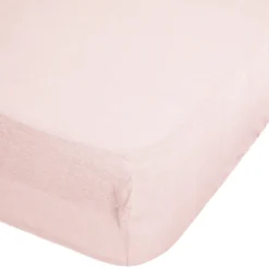 Drap-housse "Linah", lin lavé