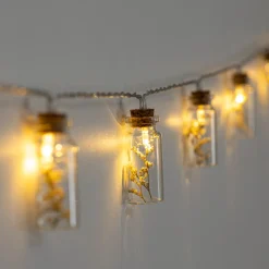 Guirlande LED 10 fleurs, pile