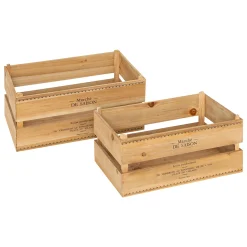 Lot de 2 cagettes "Little cottage"