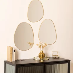 Lot de 3 miroirs organiques "Lida"