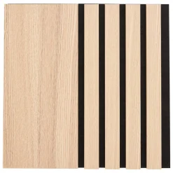 Lot de 3 panneaux décoratifs tasseaux bois Colva