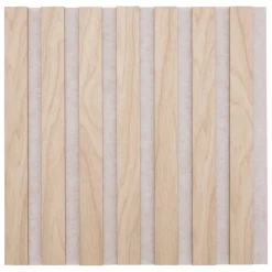 Lot de 3 panneaux décoratifs tasseaux bois Colva