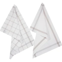Lot de 2 torchons coton