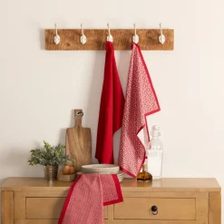 Lot de 3 torchons coton